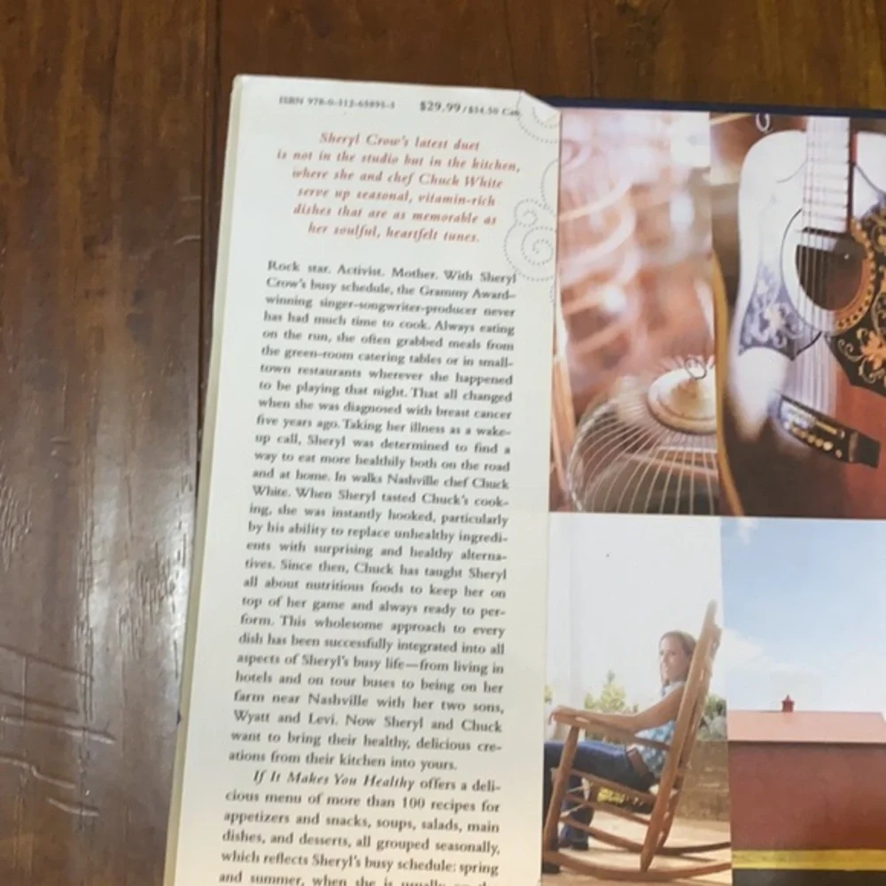 Sheryl Crow Cookbook If It‎ Makes You Healthy